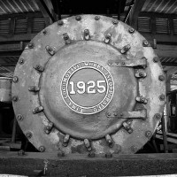 Graham County Railroad #1925 number plate