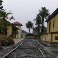 Restored Southern Pacific Colma Station