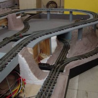 O Scale Train Layout