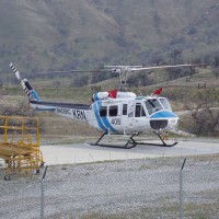 Kern County Fire UH-1 Helo based at Rowen, CA 2-8-05