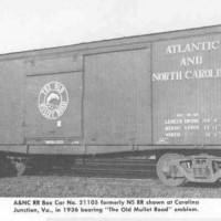 Atlantic and North Carolina express boxcar