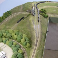 aerial view, Myersville yard & Ellicott siding