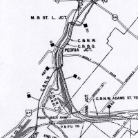 Iowa Junction, M&StL Map 1965