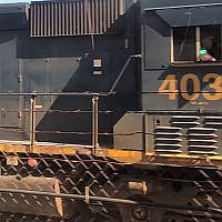 CSX 4037 & CSX 5104 from WMATA railcar