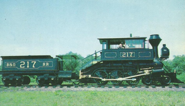 1870s B&O Camel locomotive.