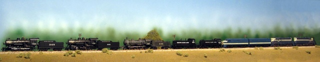 All my Missouri Pacific N scale engines