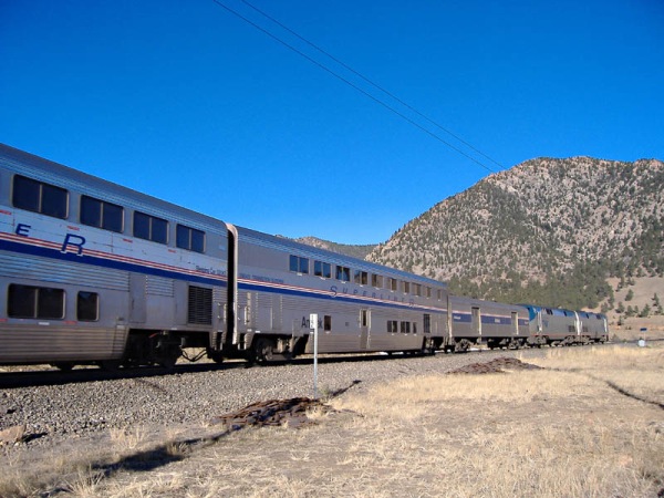 Amtrak Cal-Z at Blue Mountain Road