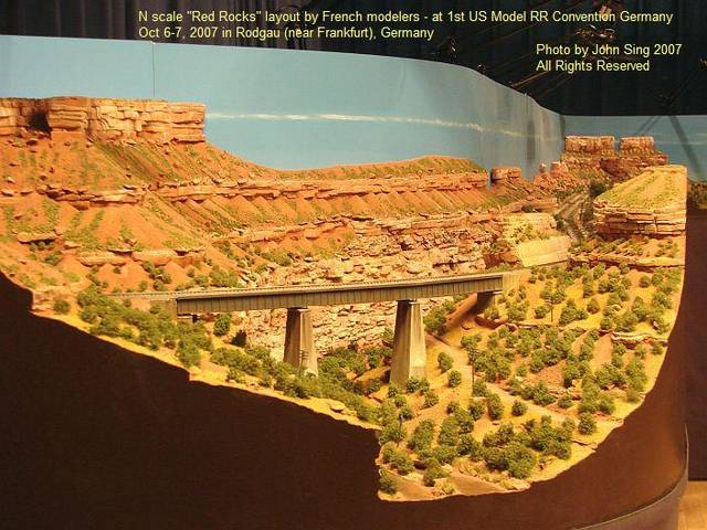 Another view of the Somewhere West modular N scale layout