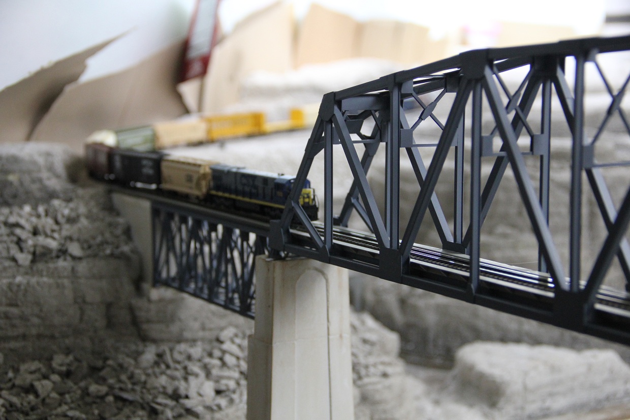 BNSF bridge model