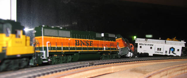 BNSF GP60M & B Crash