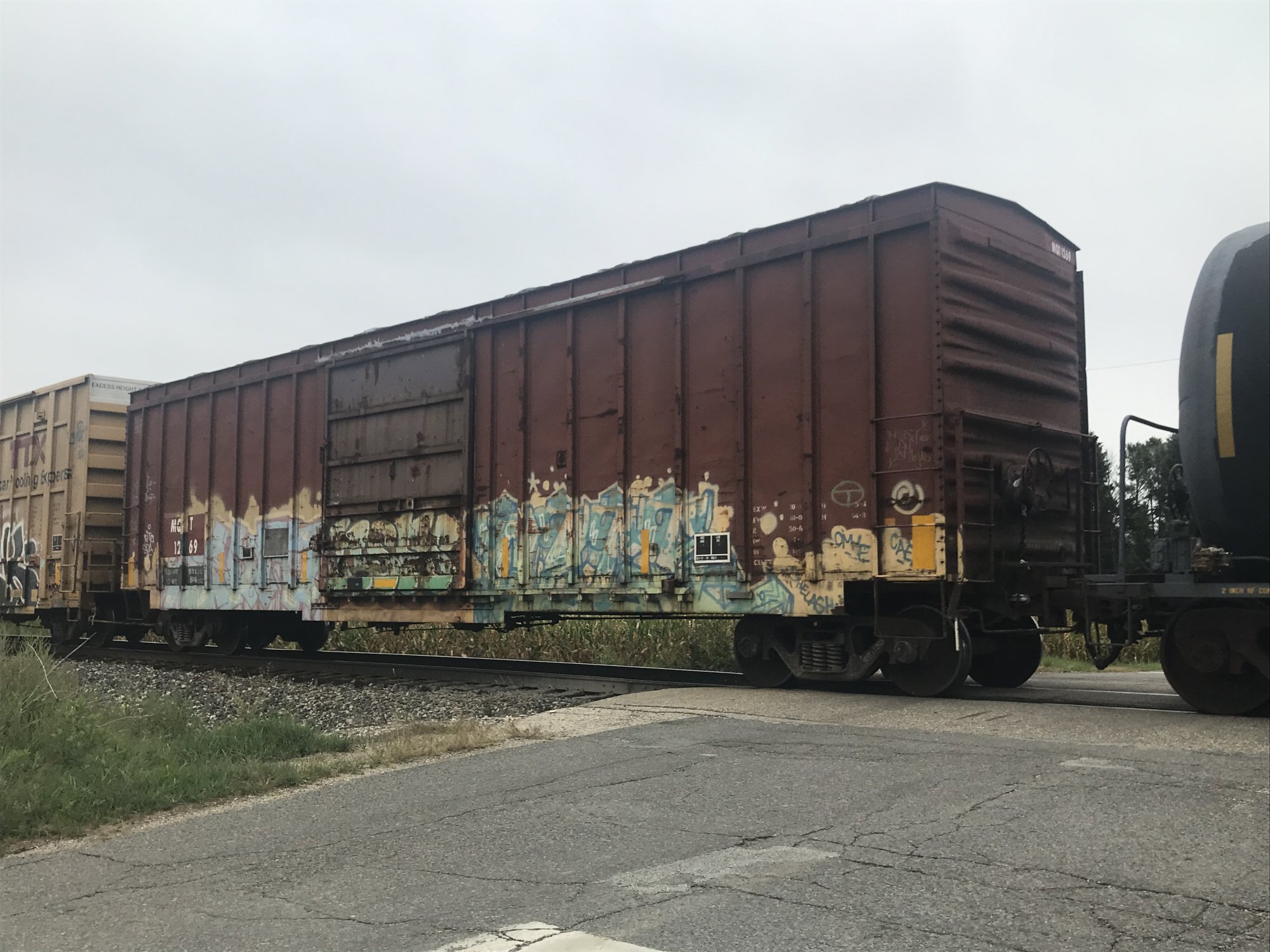 Brown Railbox Boxcar