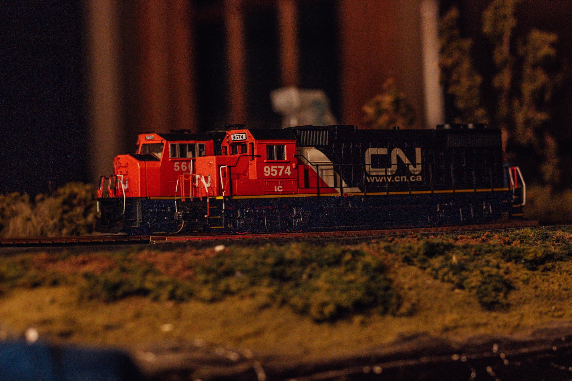 CN Rail GP38 and SD70