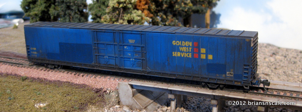 Custom Weathered 86' Autoparts Boxcar