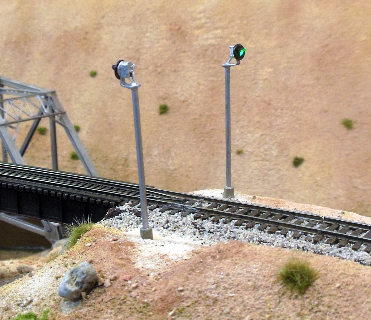 Finished signals on layout