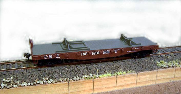 Flat Car with Boat