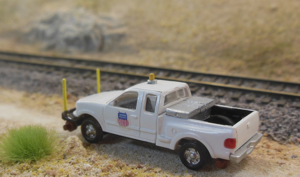 Hi-Rail truck made from Atlas Ford F150