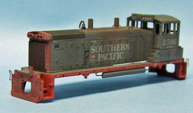 Kitbashed N Scale SW1500 Weathered