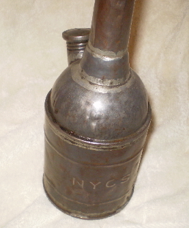 New York Central oil can