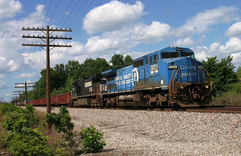 NS 8368 at Worthington, Ohio 7/26/2009