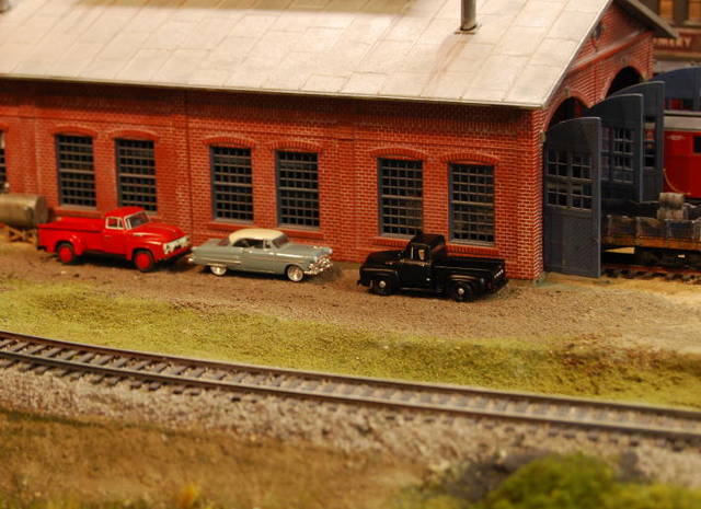 Parked Vehicles at Engine House