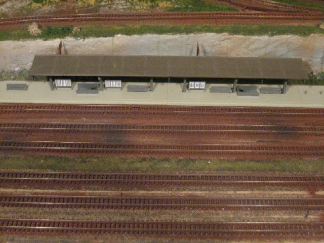 Passenger Platform and Yard Tracks