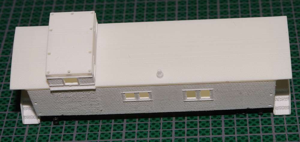 PGE N-scale 3D printed caboose side