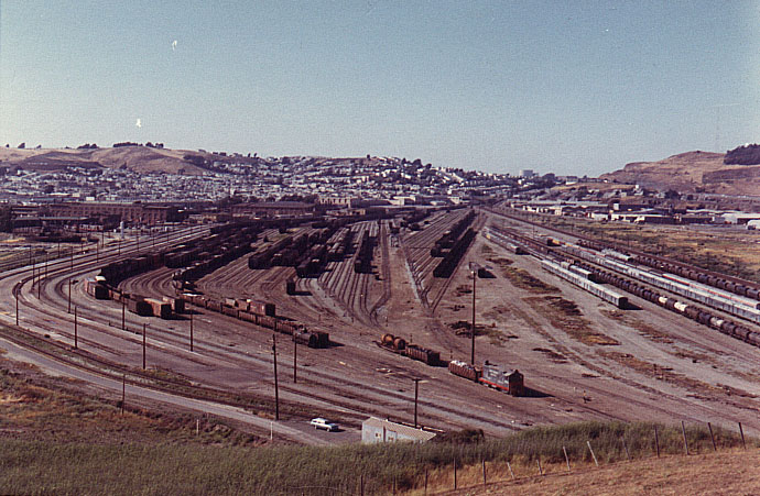 Southern Pacific Bayshore Rail Yard 1969