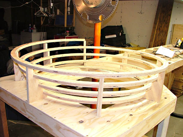 Spiral helix mocked up, opposite view