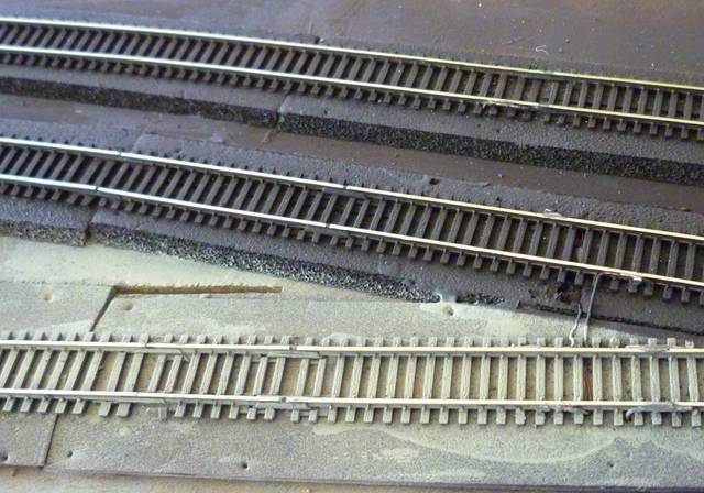 Track painted with Rust-O-Leum Camouflage Paints