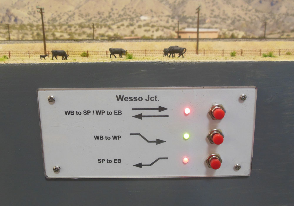 Wesso control panel close up - Oct 2017