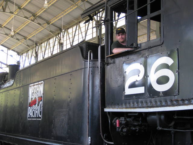 Western Pacific 2-8-0 # 26 at Travel Town, Los Angeles, CA